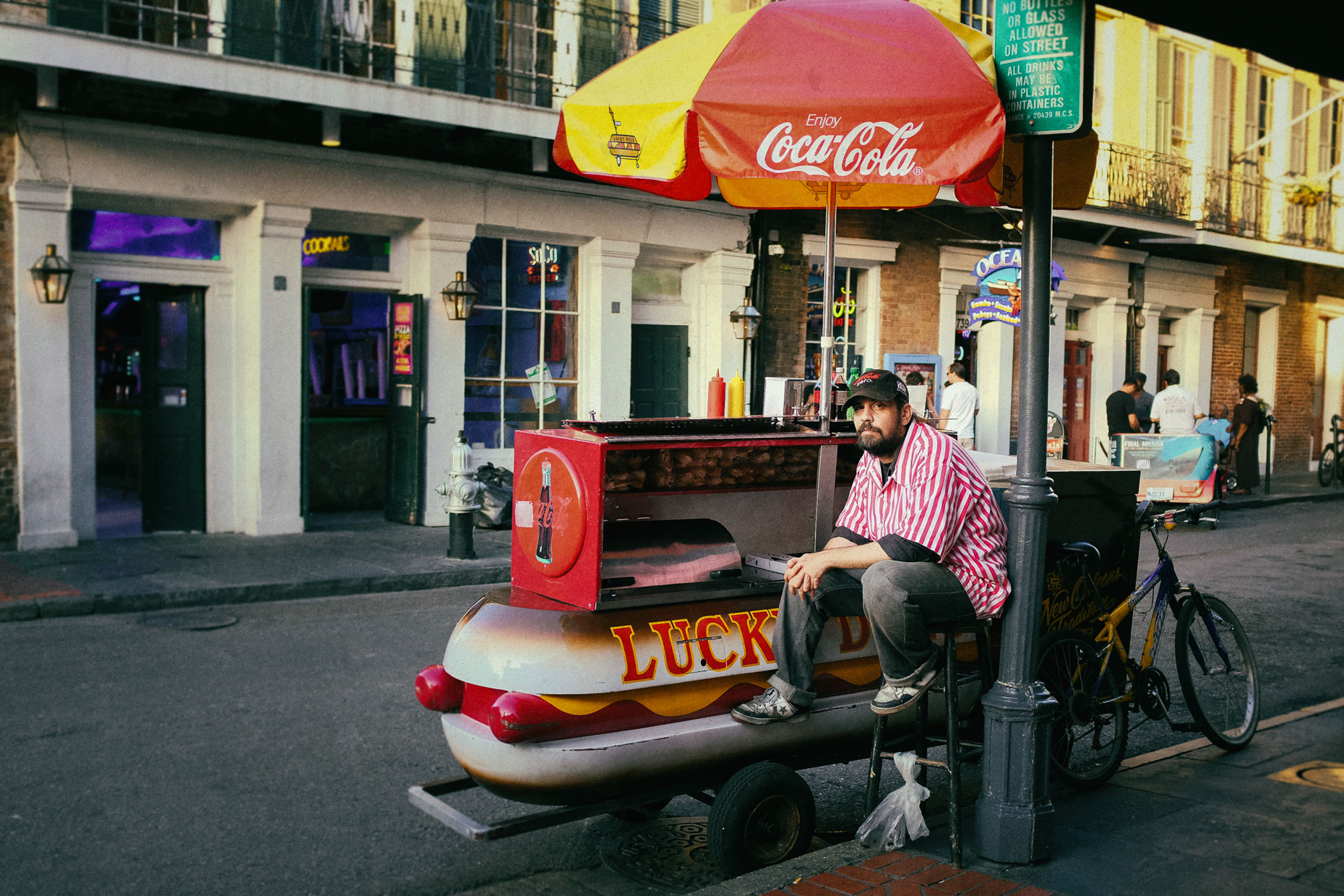 Lucky Dog in New Orleans by photographer Kevin Brown