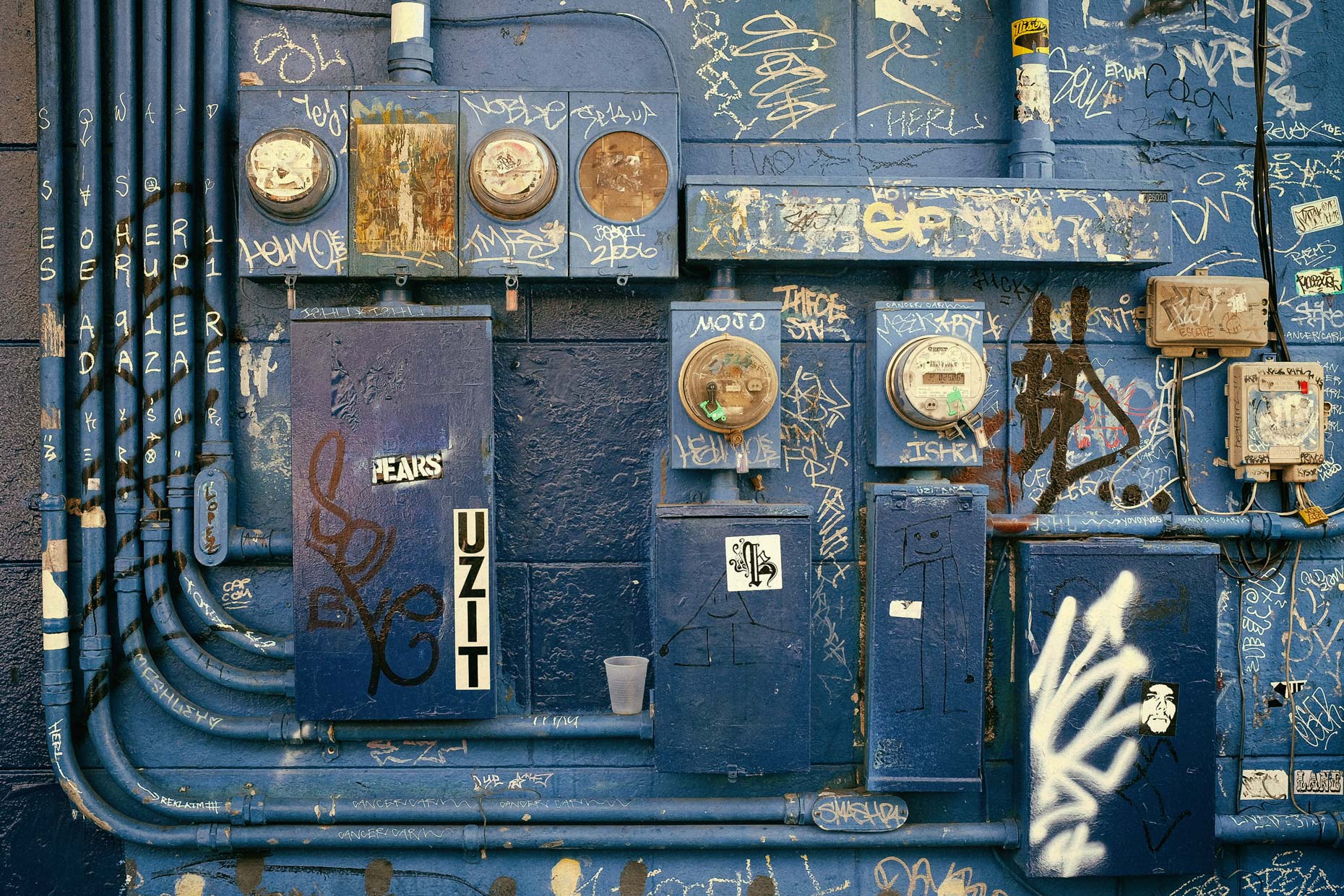 Electric boxes in New Orleans by photographer Kevin Brown
