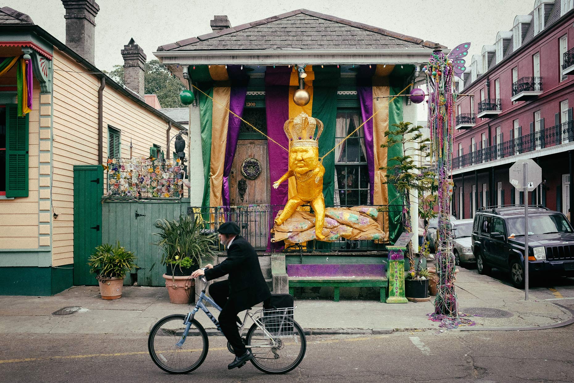 Shotgun house in New Orleans by photographer Kevin Brown