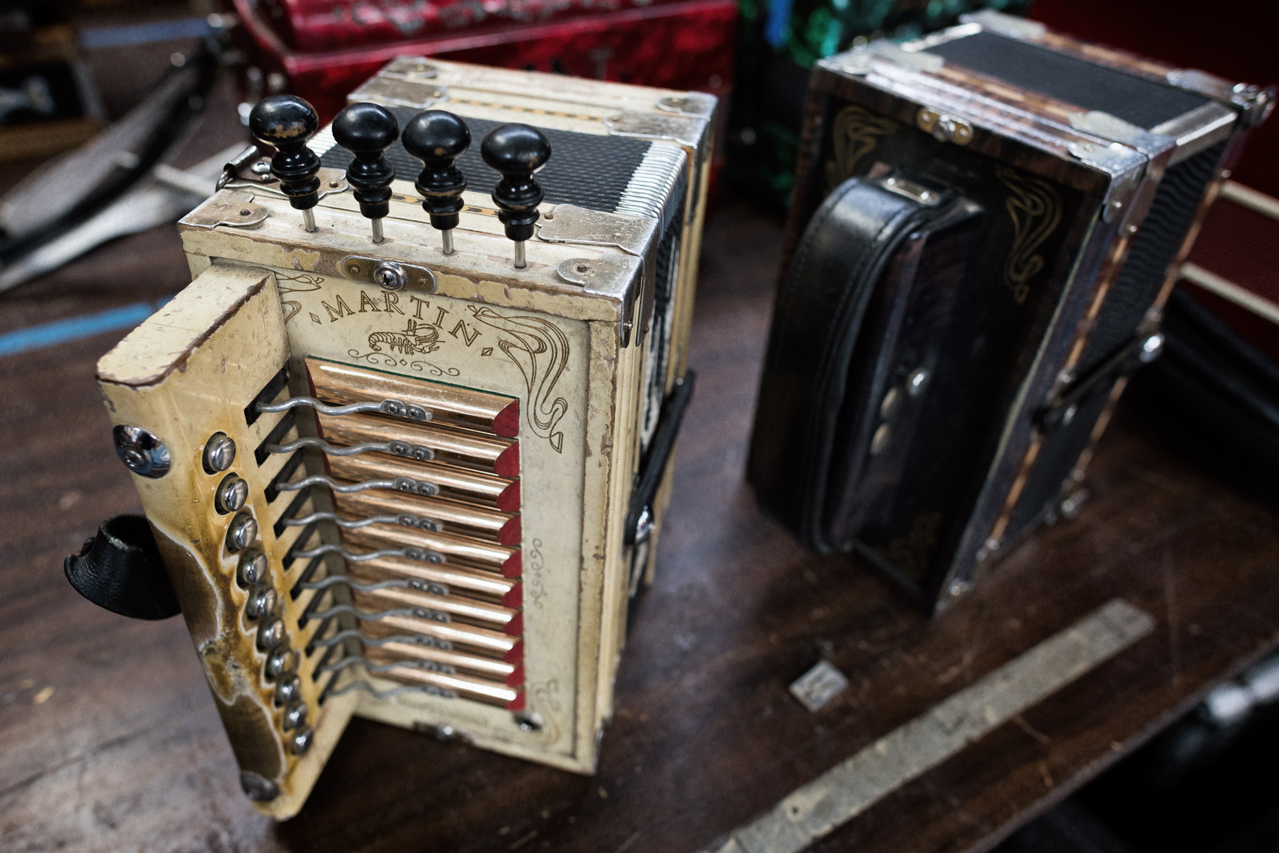Martin Accordions by editorial photographer Kevin Brown.