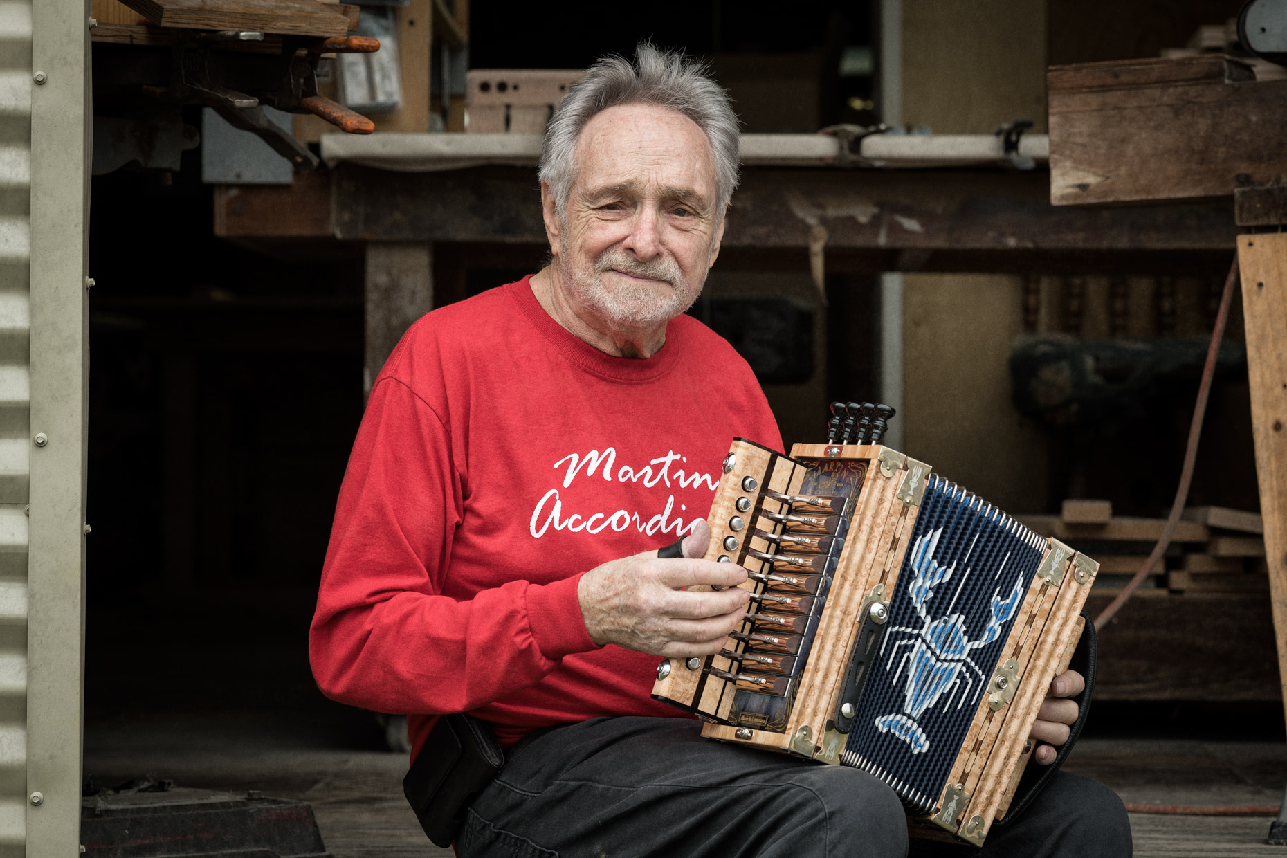 Martin Accordions by editorial photographer Kevin Brown.