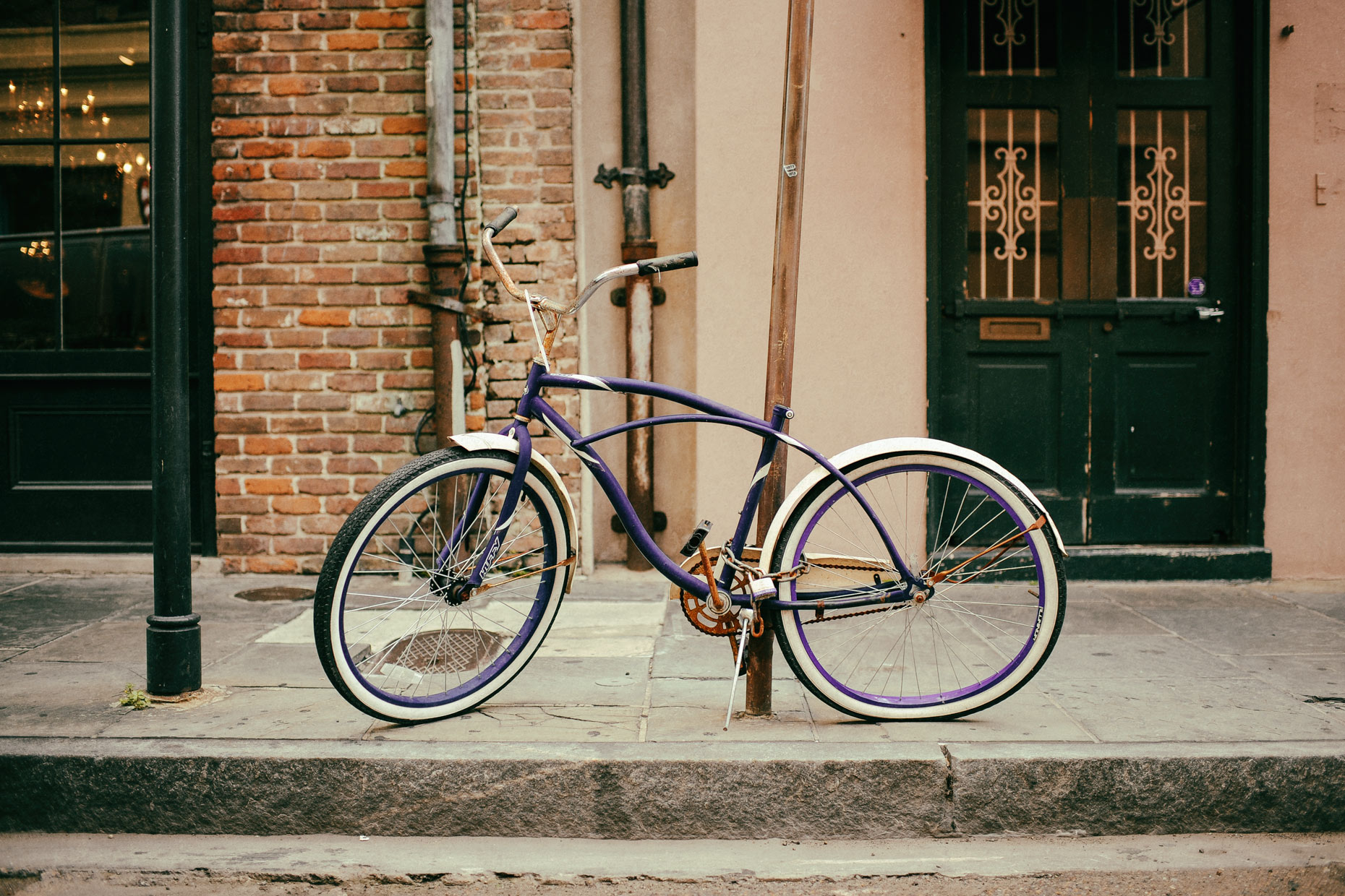 Bicycle in New Orleans by photographer Kevin Brown
