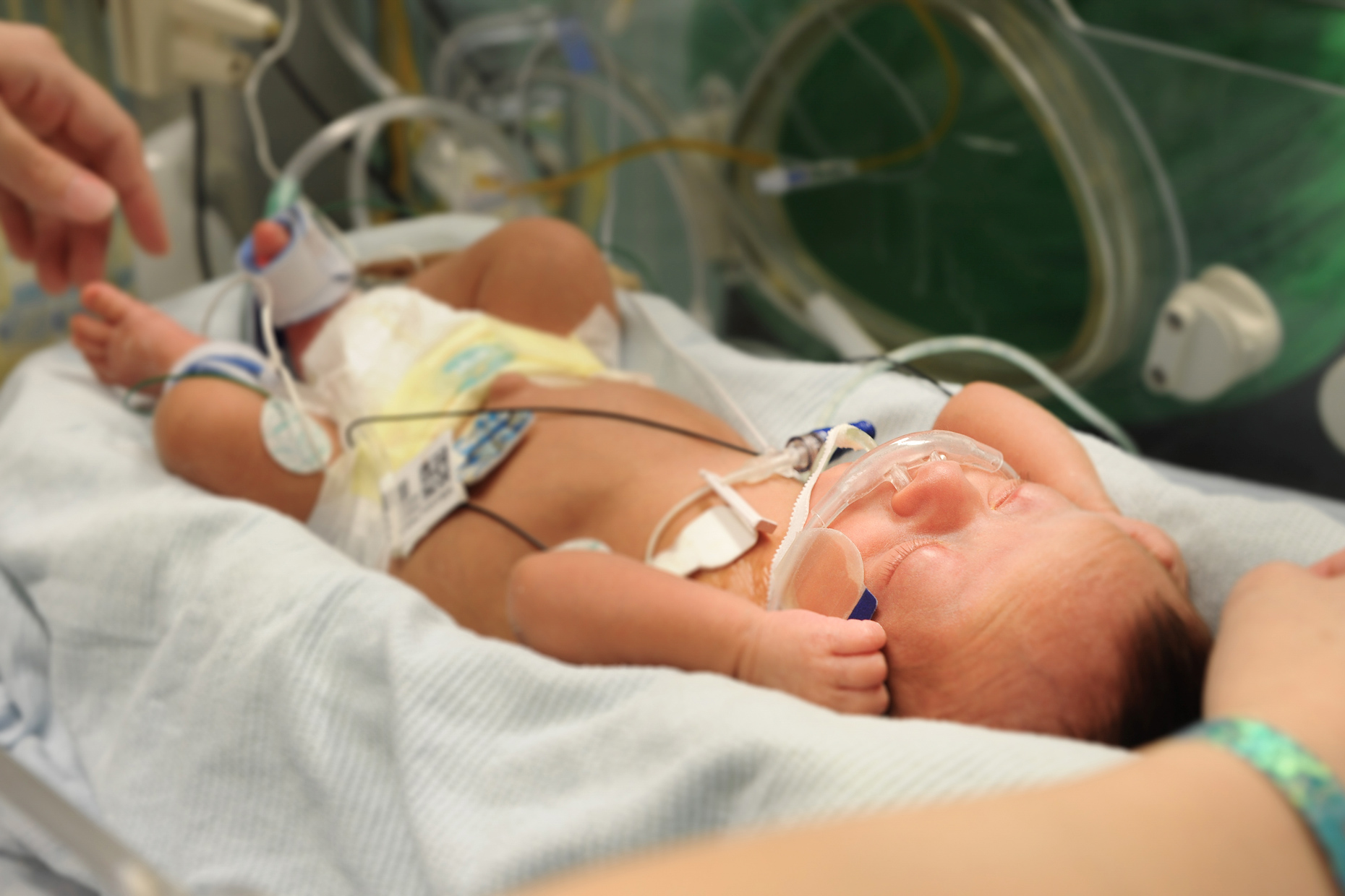 Healthcare photography at a NICU unit in Fort Worth, Texas