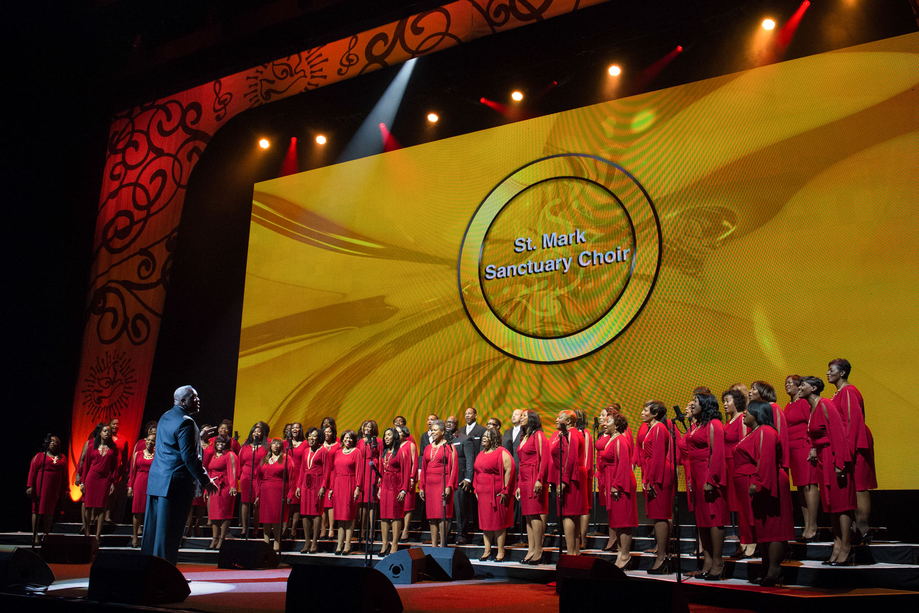Gospel Choir Competition by Dallas editorial photographer Kevin Brown