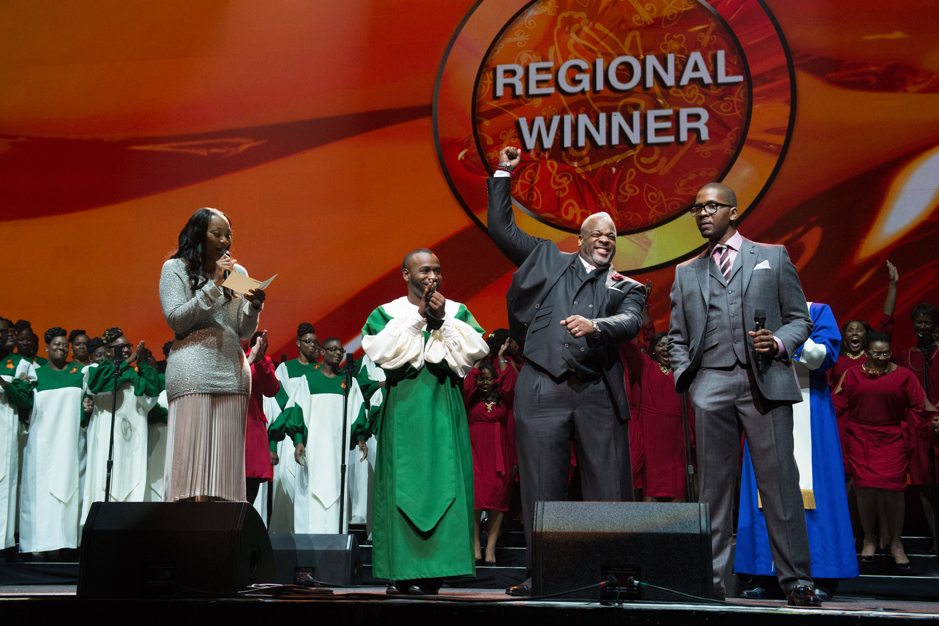 Gospel Choir Competition by Dallas editorial photographer Kevin Brown