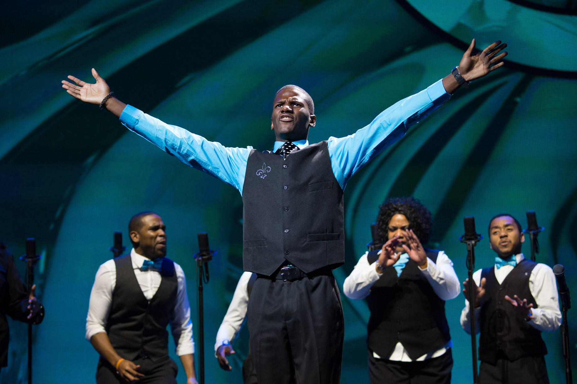 Gospel Choir Competition by Dallas editorial photographer Kevin Brown