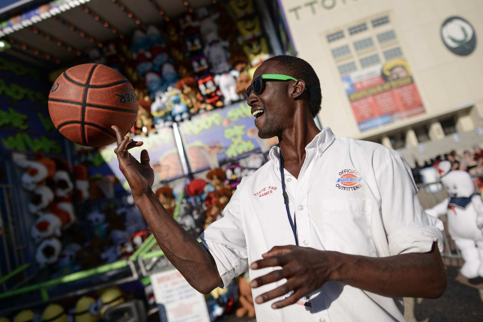 Midway games at The State Fair of Texas. Photography by Kevin Brown