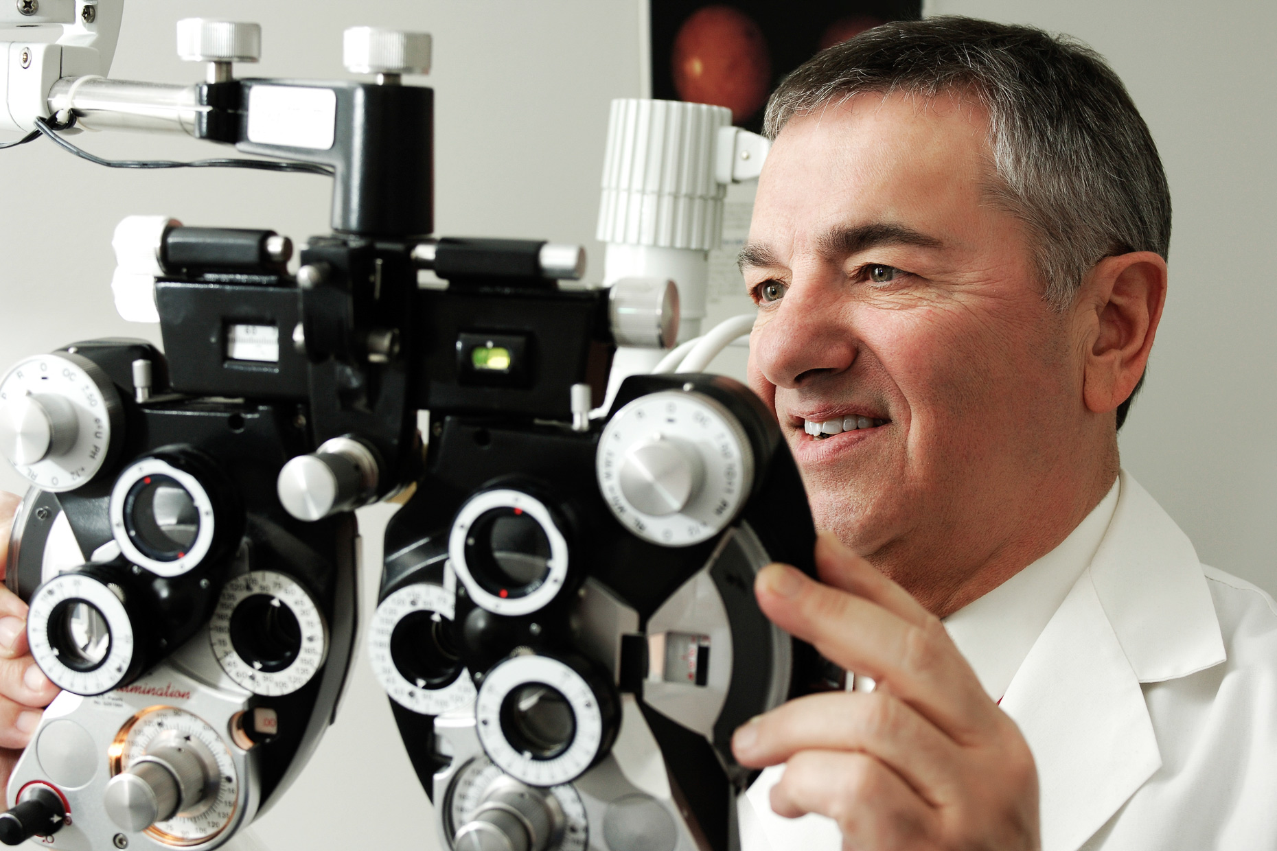 Optometrist - Healthcare photography by Dallas photographer Kevin Brown