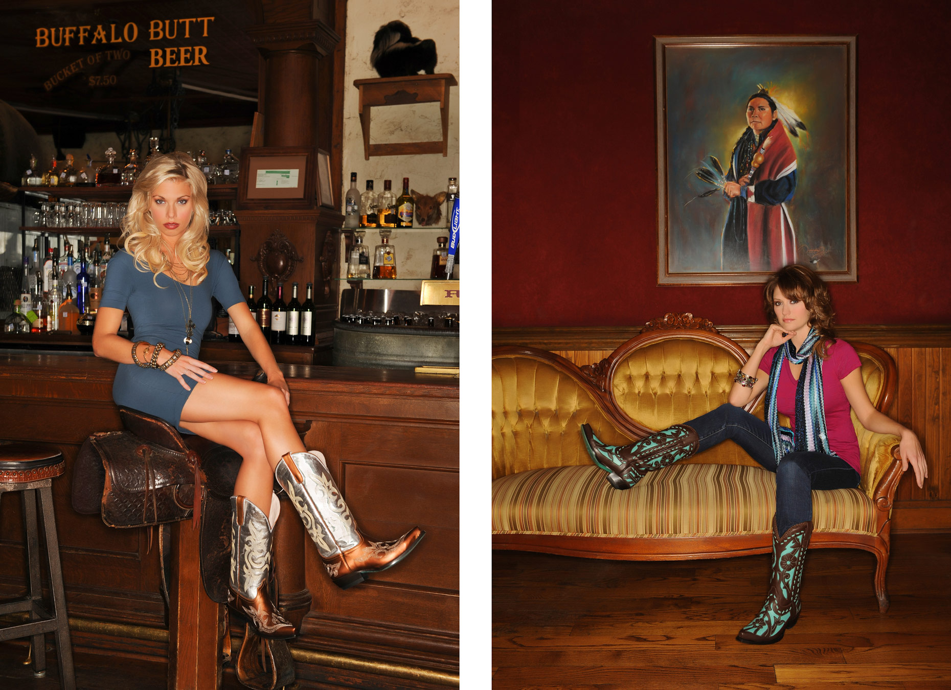 Fashion photography for Lane Boots by Dallas photographer Kevin Brown