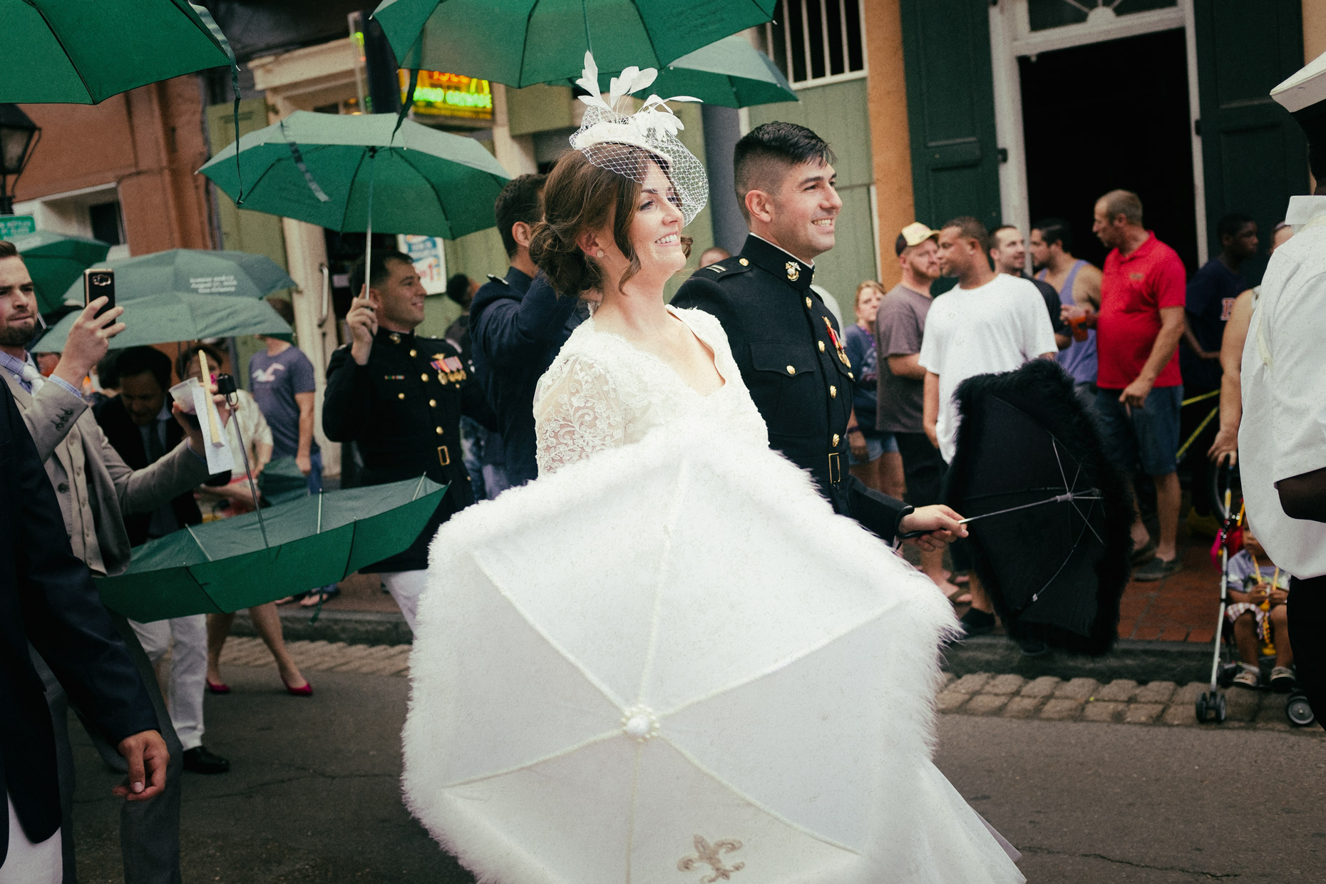 Wedding scene in New Orleans by photographer Kevin Brown