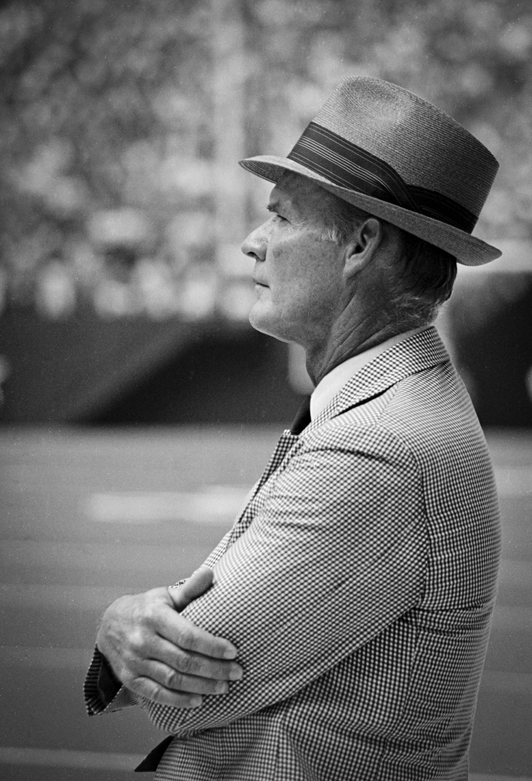Dallas Cowboys Coach Tom Landry 1981 by Kevin Brown